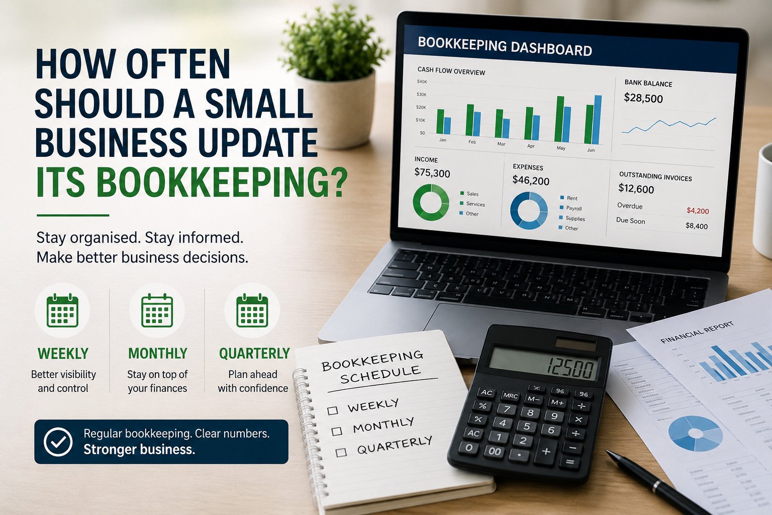 How Often Should a Small Business Update Its Bookkeeping?
