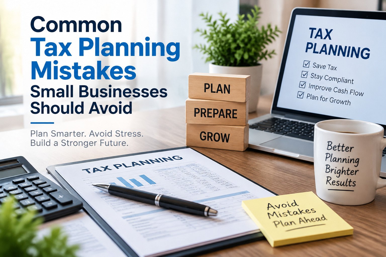 Common Tax Planning Mistakes Small Businesses Should Avoid